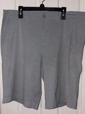 George Men's Light Gray Flat Front Shorts